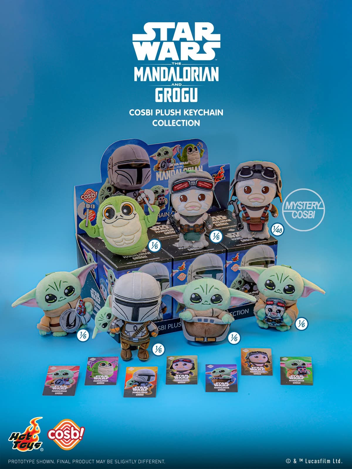 ぬいぐるみ・マスコット Hot Toys Cosbi Plush The Mandalorian Hot Toys Star Wars The Mandalorian Grogu Cosbi Plush
