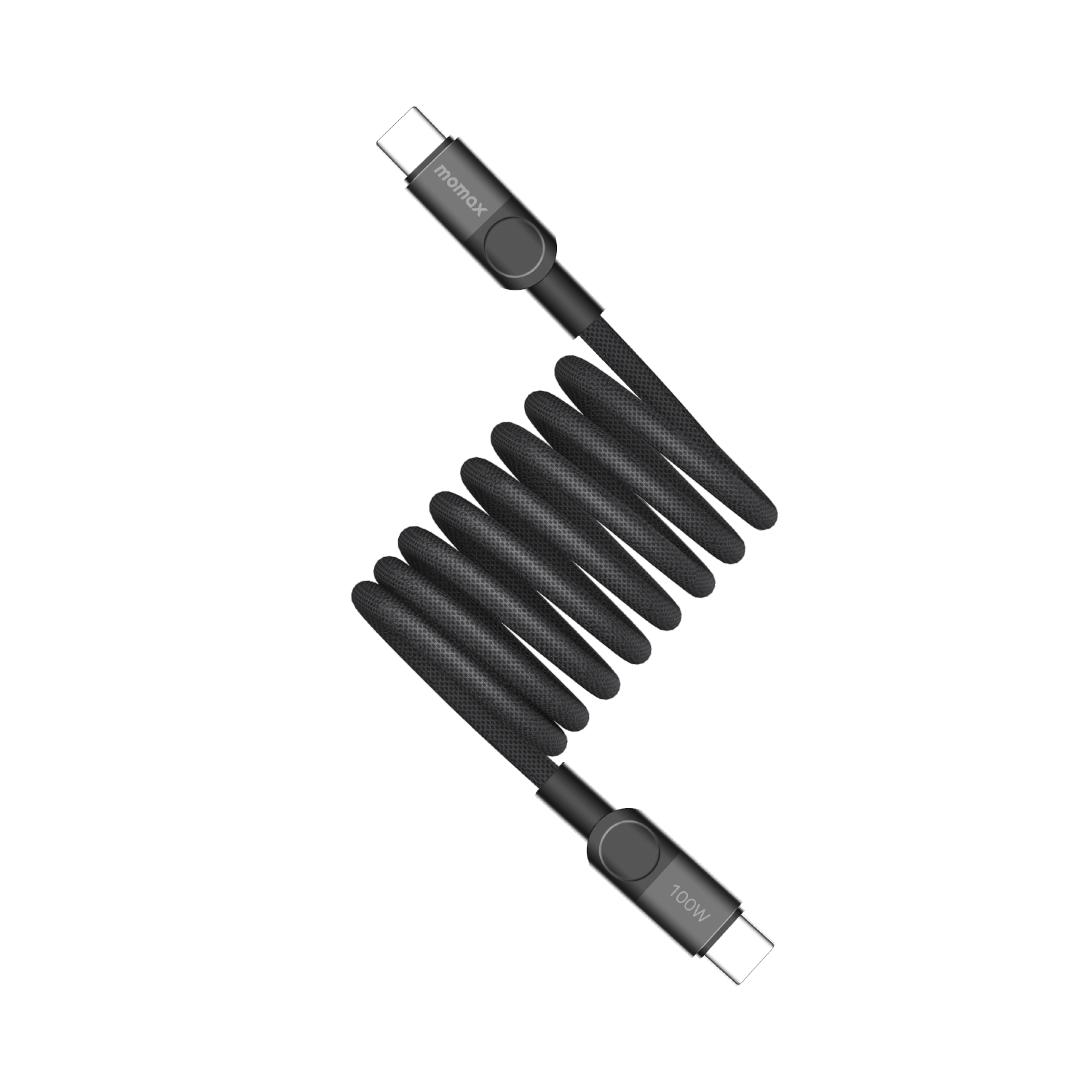 Mag.Link 100W USB-C to USB-C 磁吸充電線-(2m)-黑