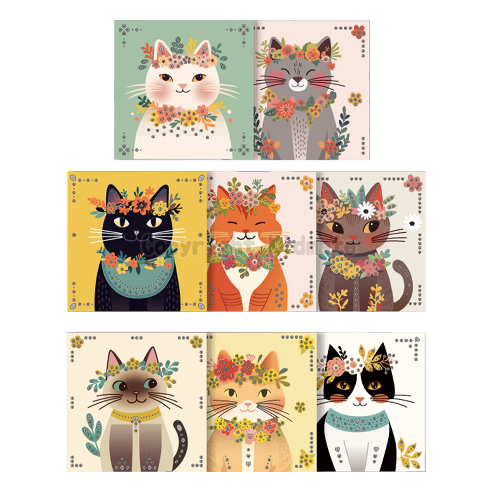 《 KIDMATE 》 貓咪寶石貼紙組