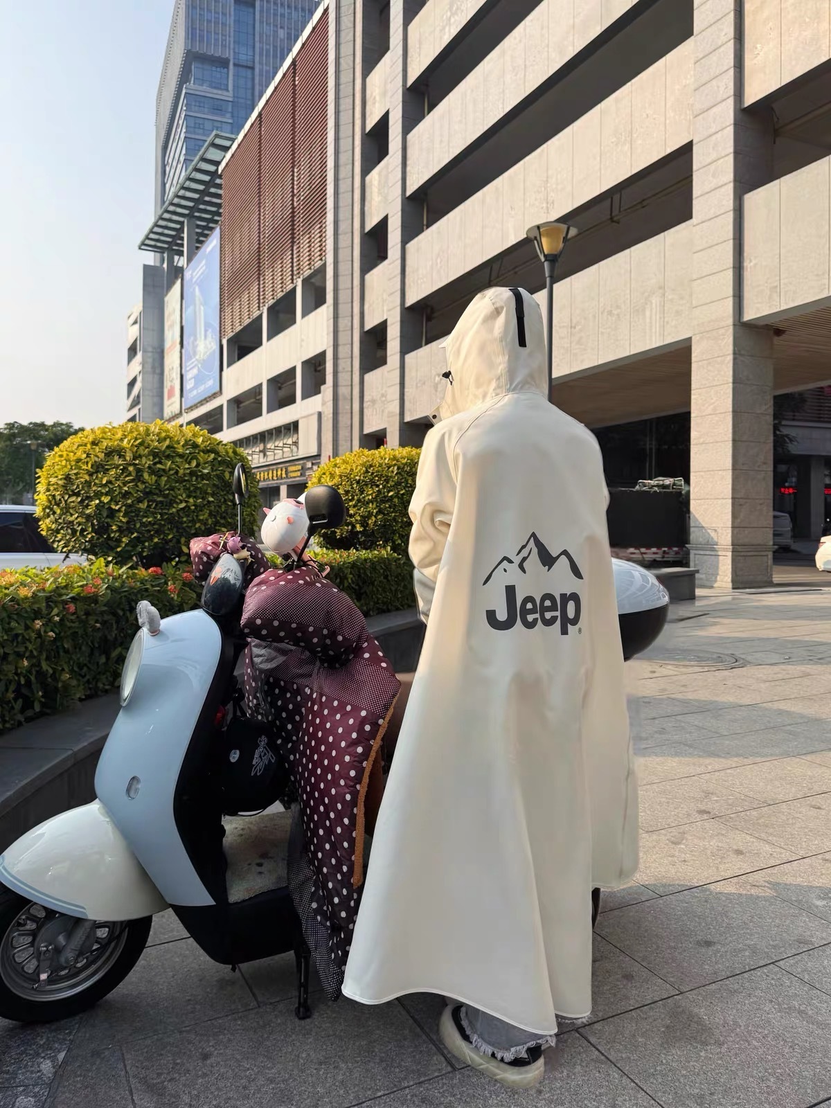 JEEP 長版 防暴雨 加厚雨衣