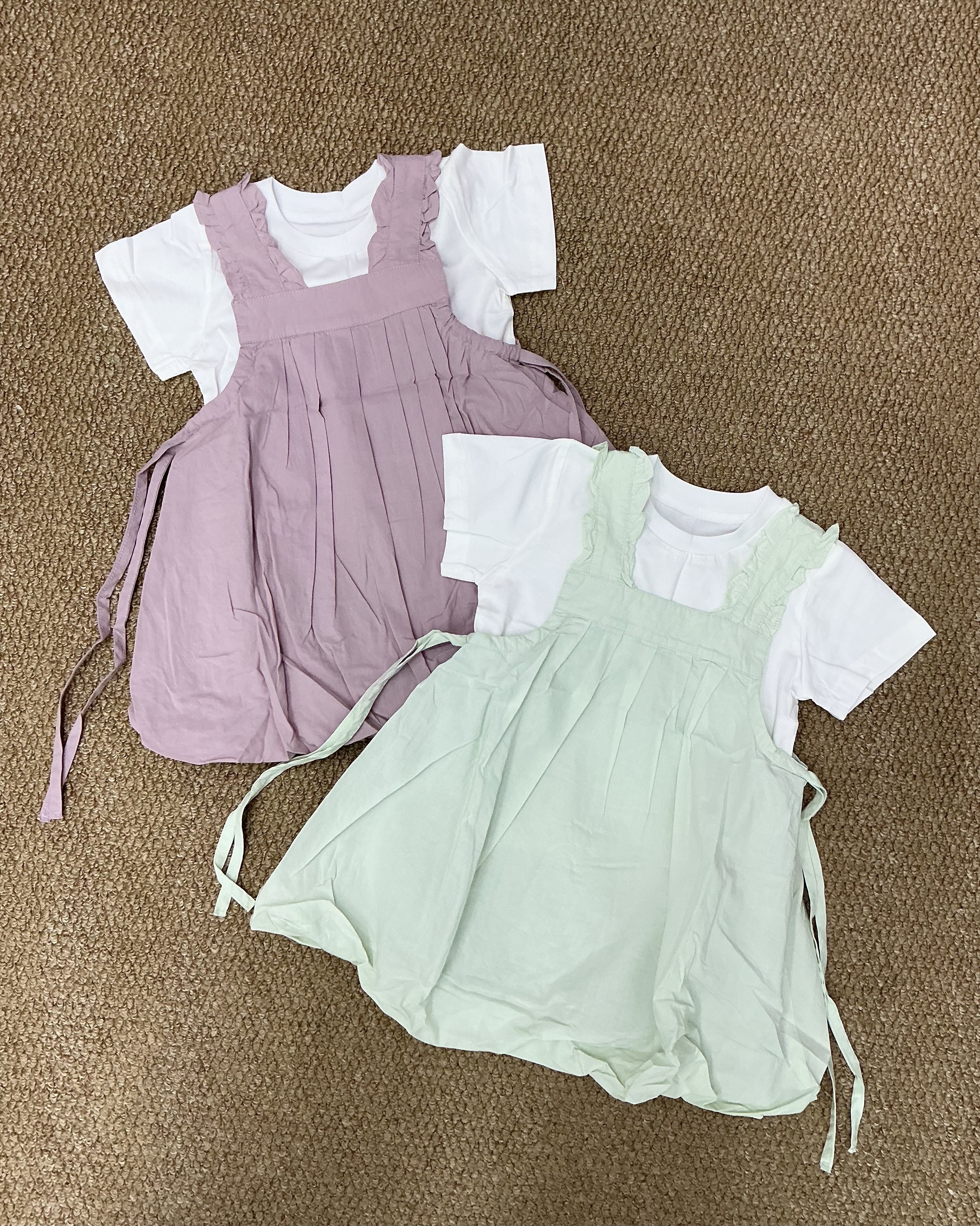 A04939花苞連身裙二件套