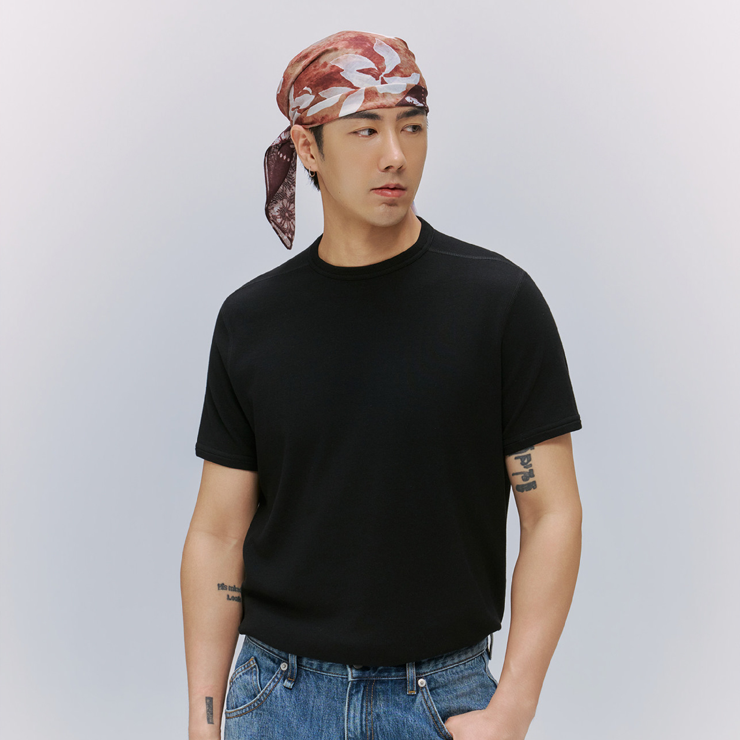 TANOXI Rib Boxy Tee 螺紋 合身 剪裁 短Tee [TNX-Boxy11]