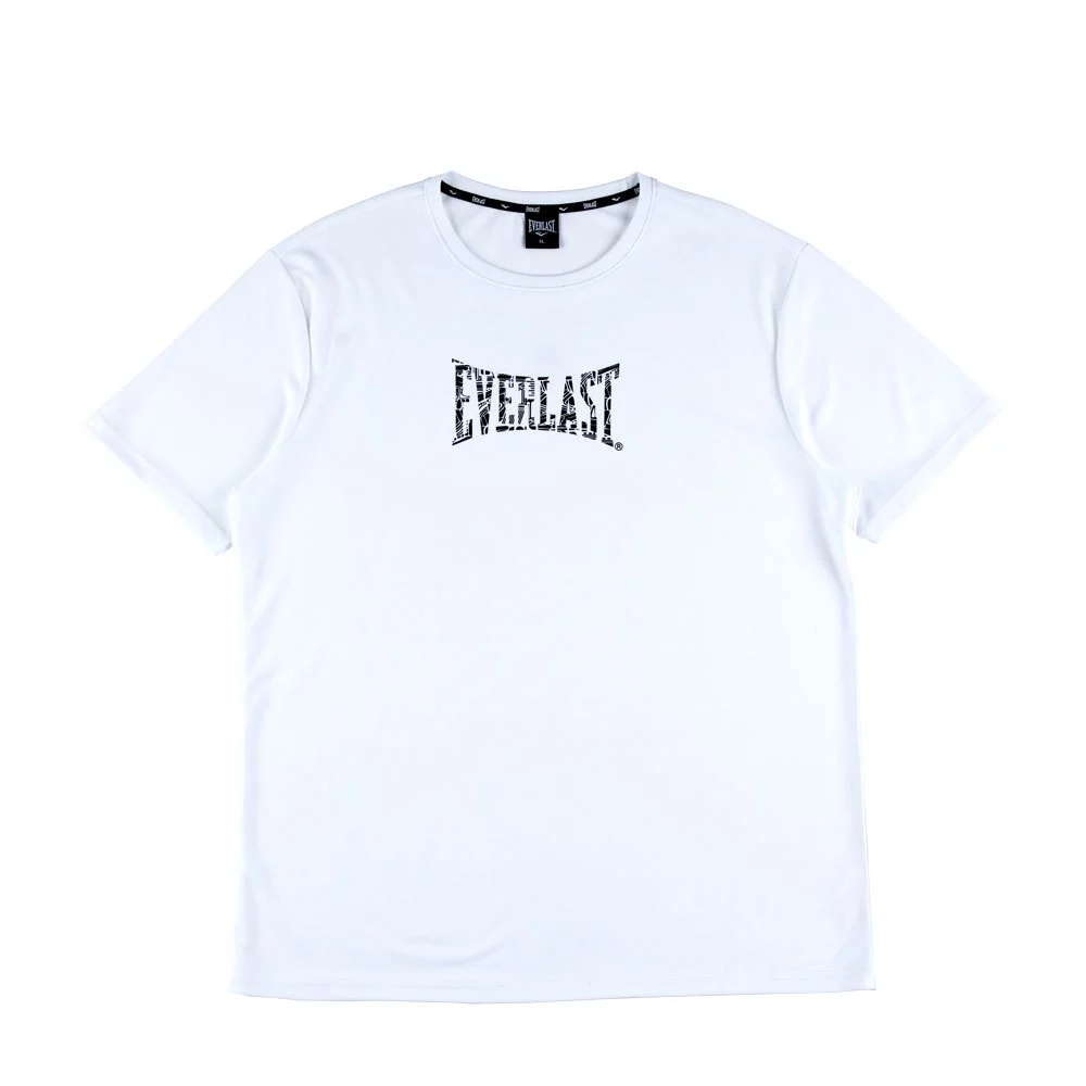 EVERLAST 短T 白色 吸濕快排 機能 短袖 圓領T 男 4321107200