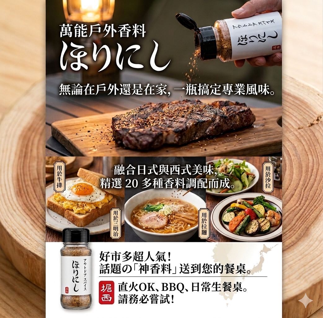 【預購】JM042205 靈魂香料粉 Horinishi 250g