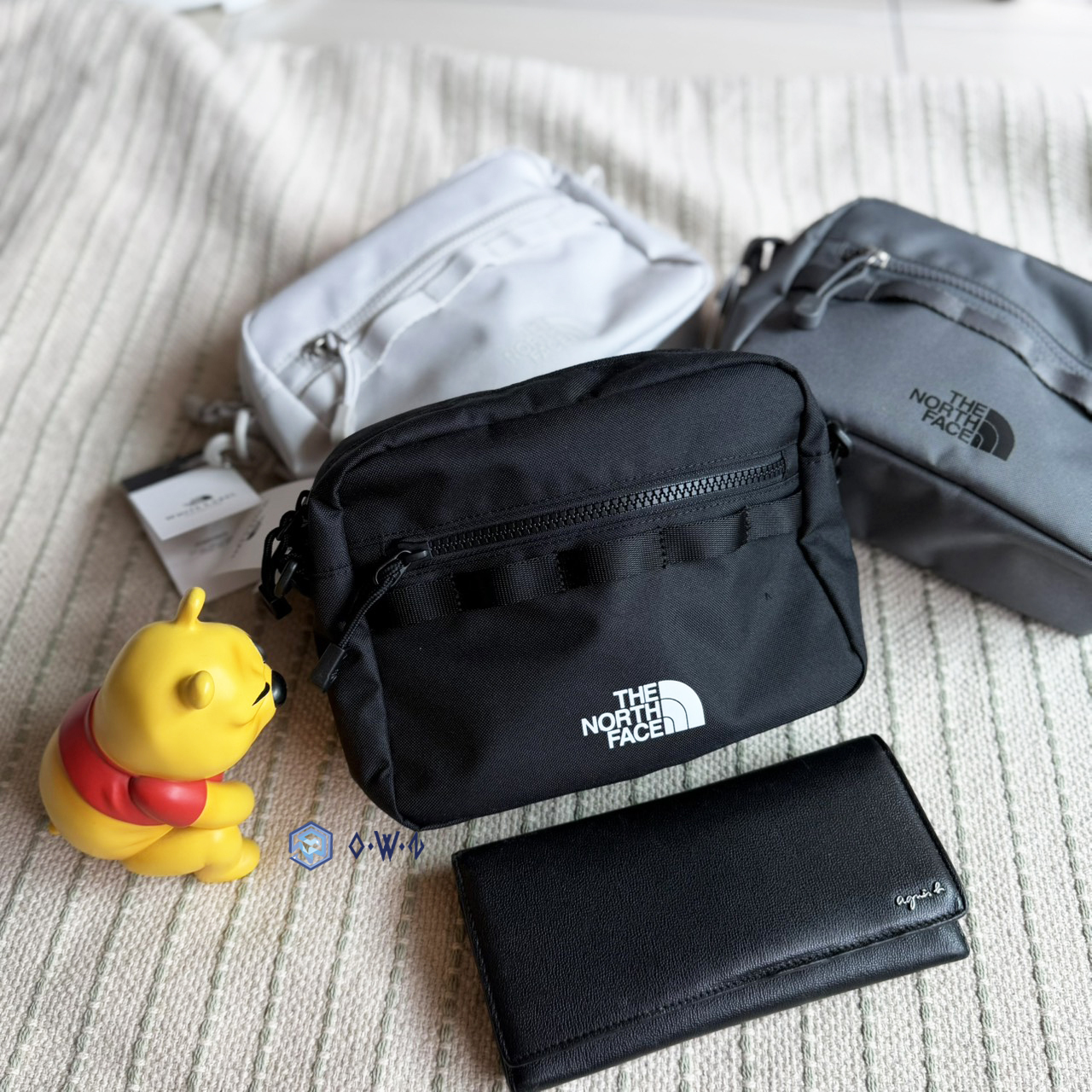 【OWN】The North Face STANDARD CROSS BAG 小包 側背包 肩背包 新品 不分男女 黑色 炭灰 沙白