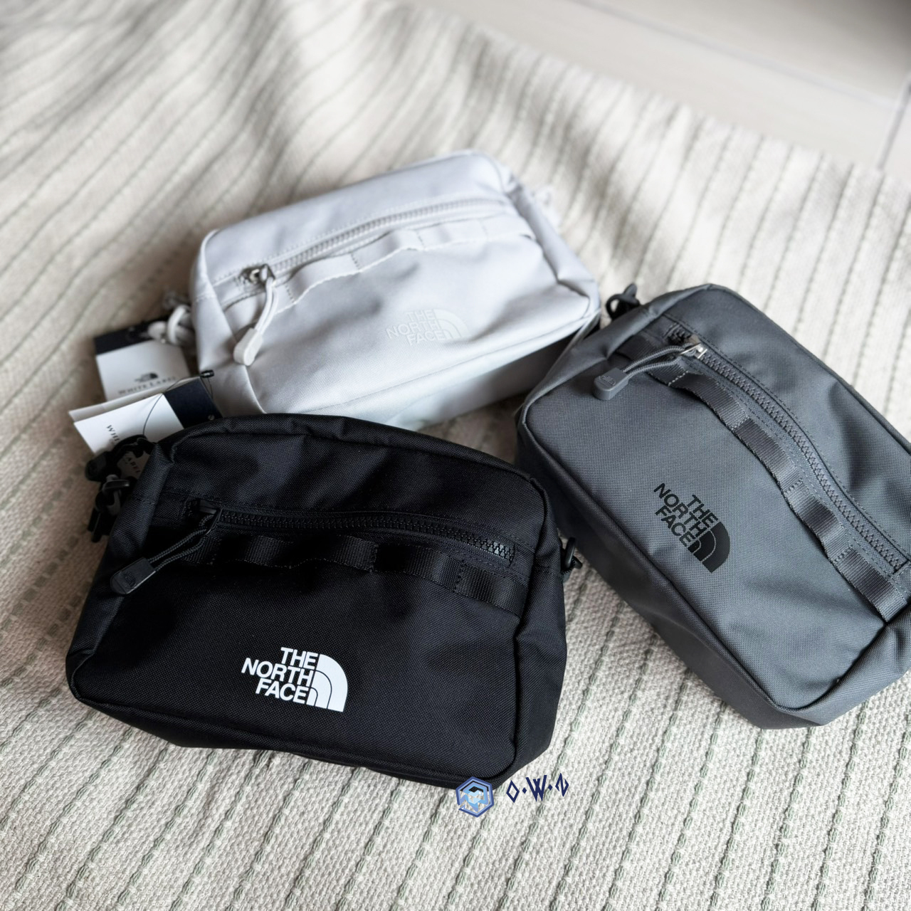 【OWN】The North Face STANDARD CROSS BAG 小包 側背包 肩背包 新品 不分男女 黑色 炭灰 沙白