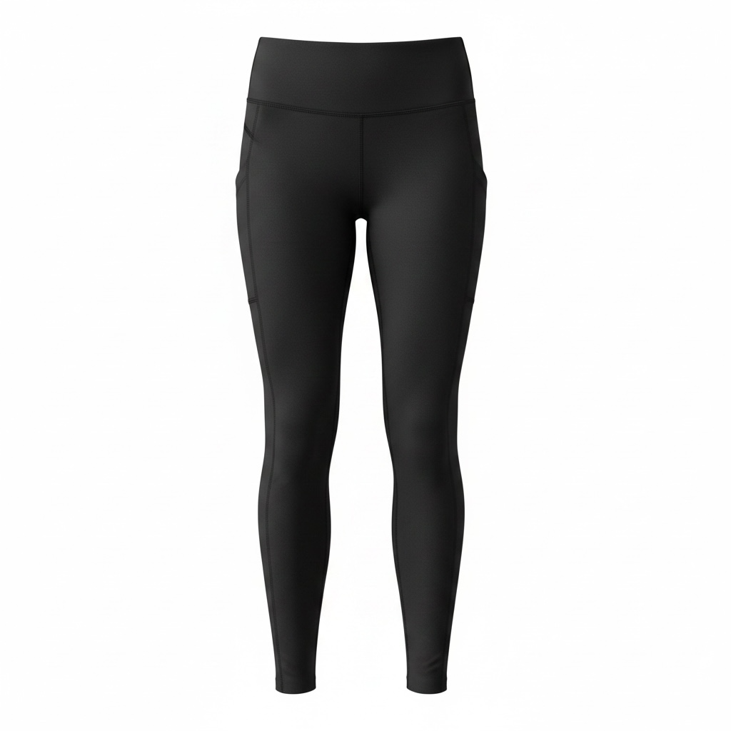 A&T石墨烯口袋機能運動褲-經典黑