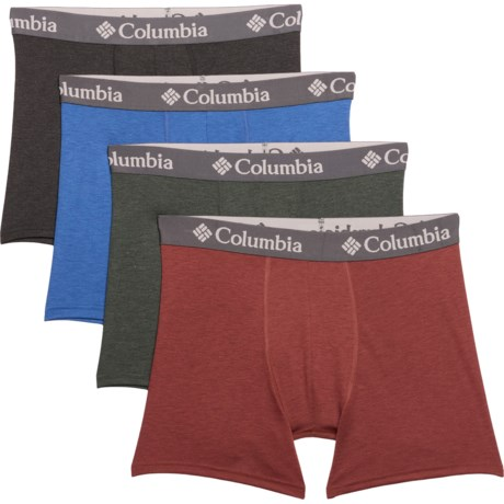 【預購】Columbia H042210 高機能彈力平口內褲 - 四件裝（顏色隨機）