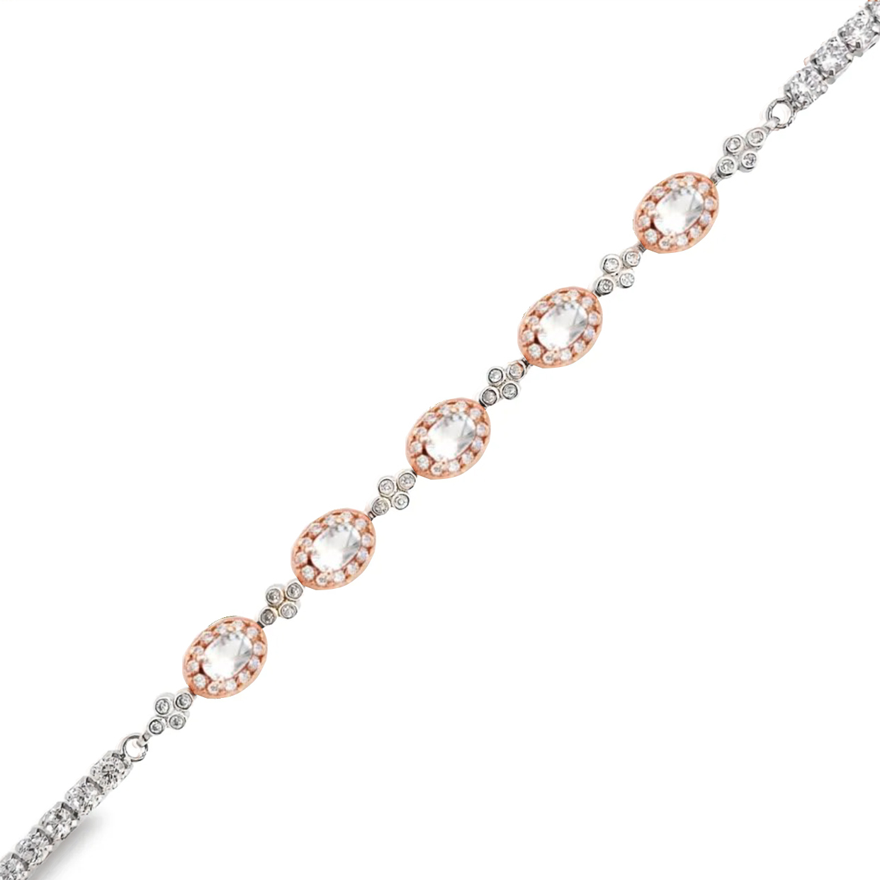 T61海水藍寶鋯石手鍊