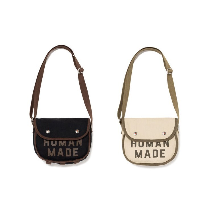 <即將到貨!> HUMAN MADE SHOULDER BAG 黑咖 米棕 單肩包