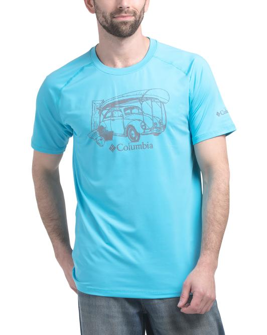 【預購】Columbia H042215 圖案機能排汗運動上衣