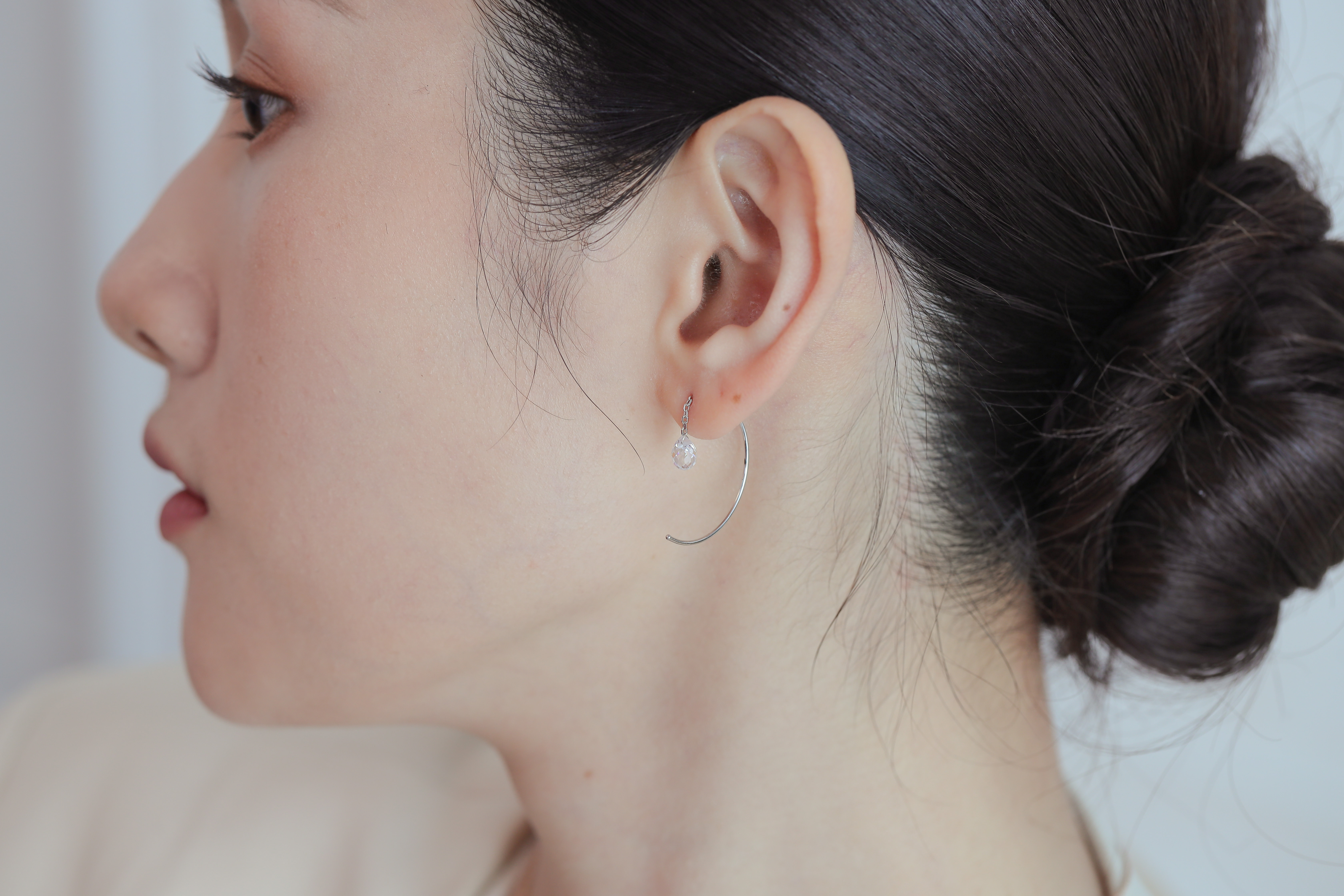 清晨日光 純銀耳環｜Miestilo Jewelry設計師輕珠寶品牌｜舒飾質感每一刻