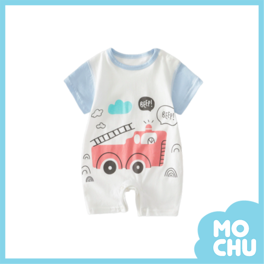 英雄救援車肩開短袖連身衣