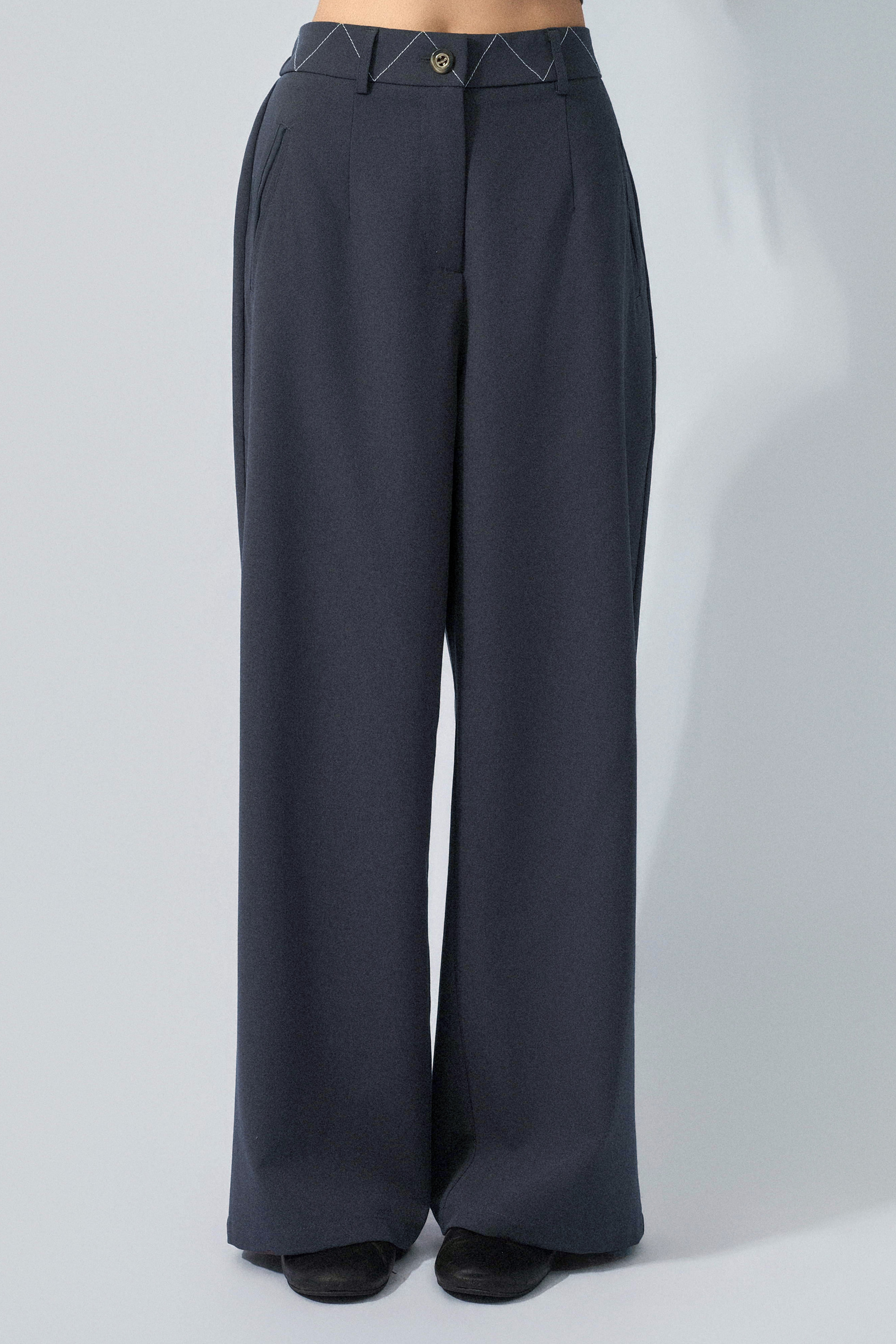 之字車線褲頭闊西褲（預購產品）