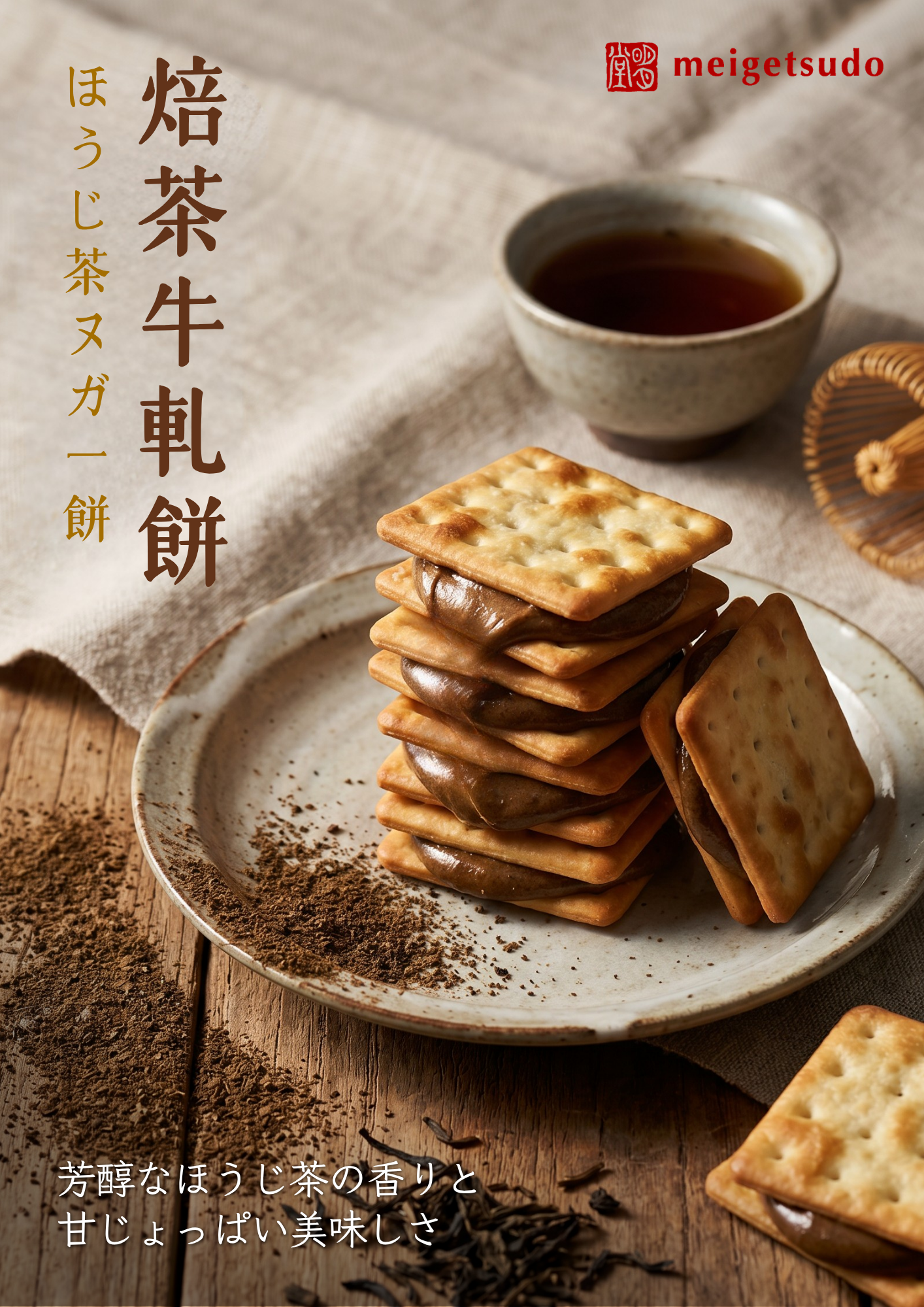 即將上市 | 焙茶牛軋餅