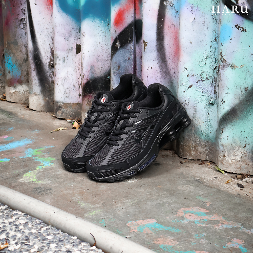 Nike Shox Ride 2 全黑 黑魂 彈簧鞋 緩震 機械感 科技感 彈力柱 Supreme 平替 Y2K 復古跑鞋 IO4296-002
