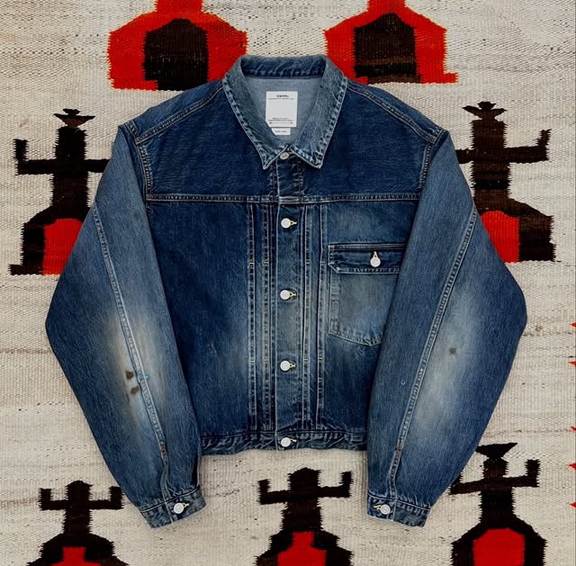 LAST PCS: VISVIM 2026 S/S SOCIAL SCULPTURE 102XX JKT DMGD-1013 - PRE ORDER ITEM (預訂中)