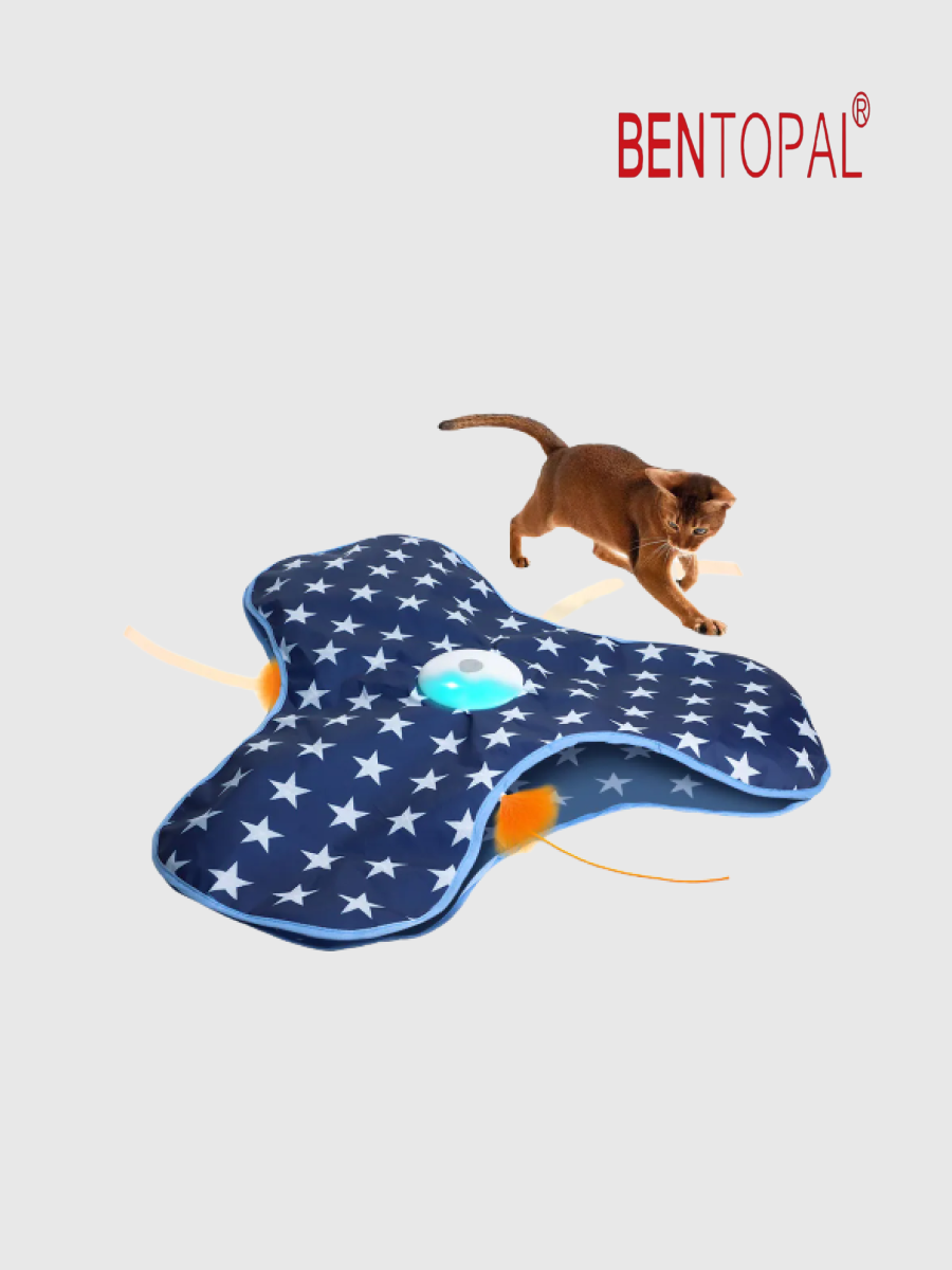 【BENTOPAL 邦特普】智能響紙狩獵遊戲墊｜藍色星星款