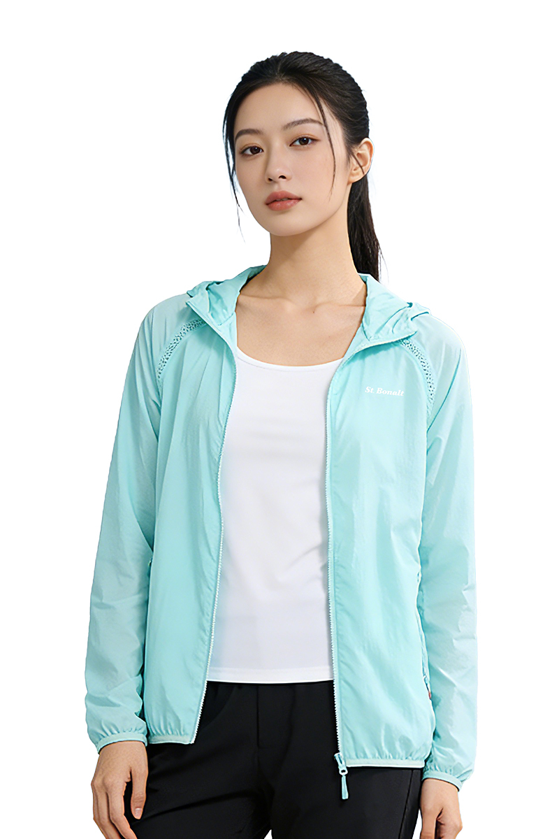 超輕透可拆連帽防曬外套｜女款 SW0005 ( 防曬衣 、透氣、抗紫外線、空調外套 冷氣房外套)
