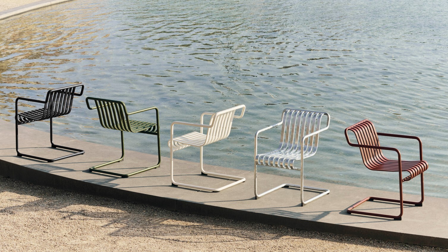 HAY Palissade 懸臂式扶手餐椅