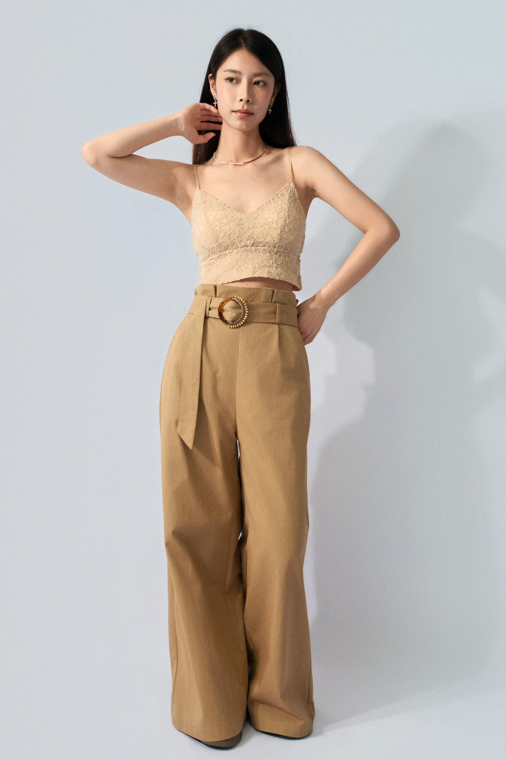 絲絨花彈性蕾絲bra top (預購產品）