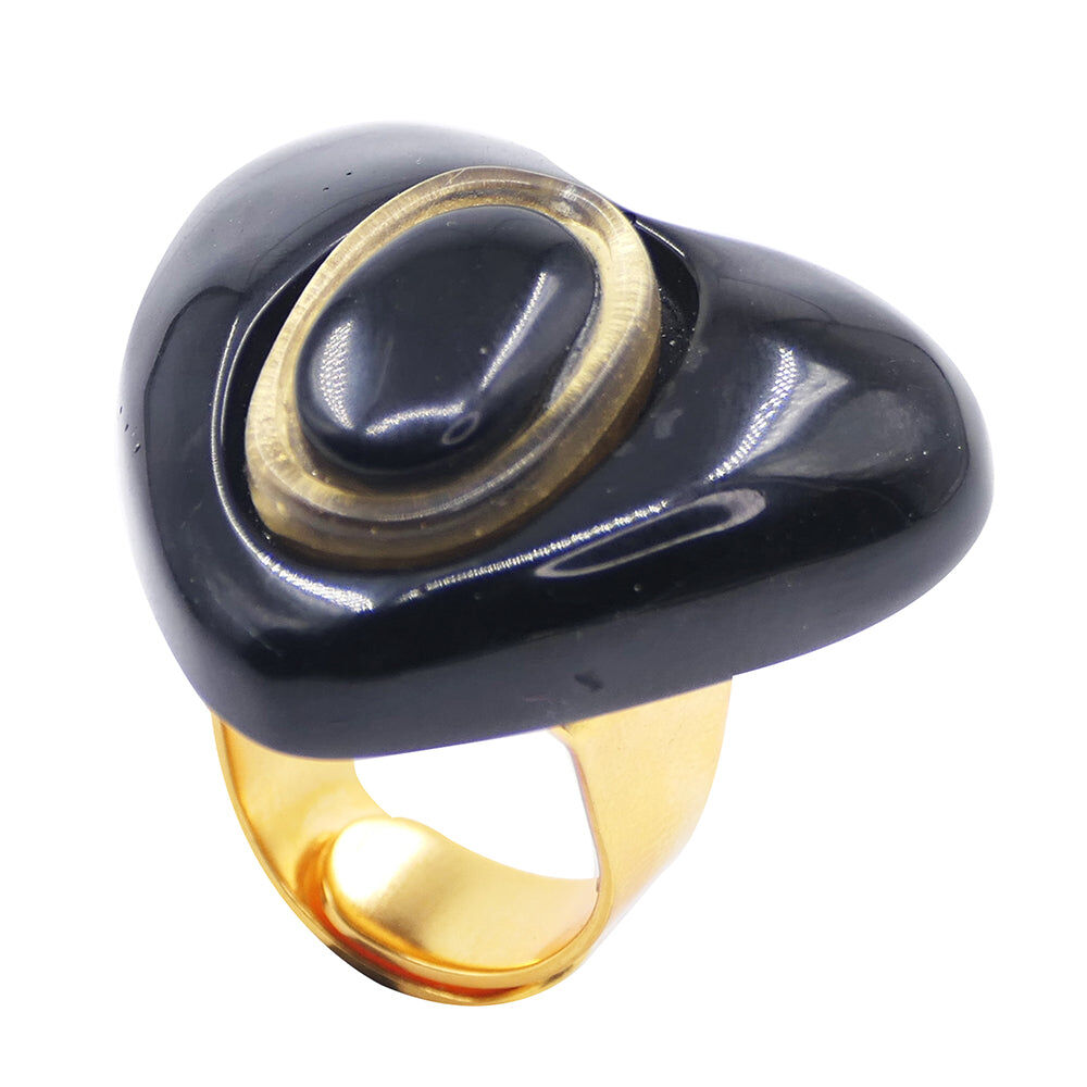Polly Ring - Black｜Denaive
