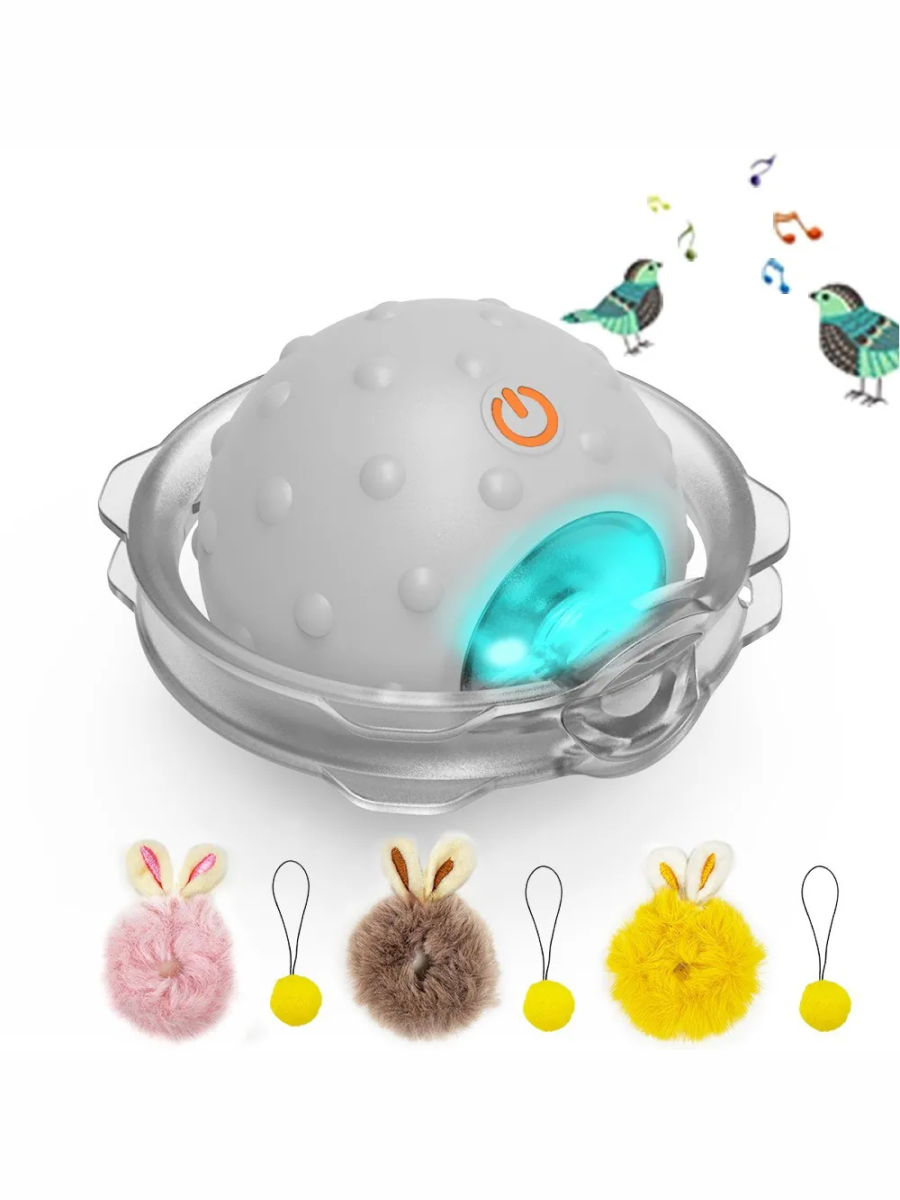 【BENTOPAL 邦特普】兔耳造型智能逗貓車