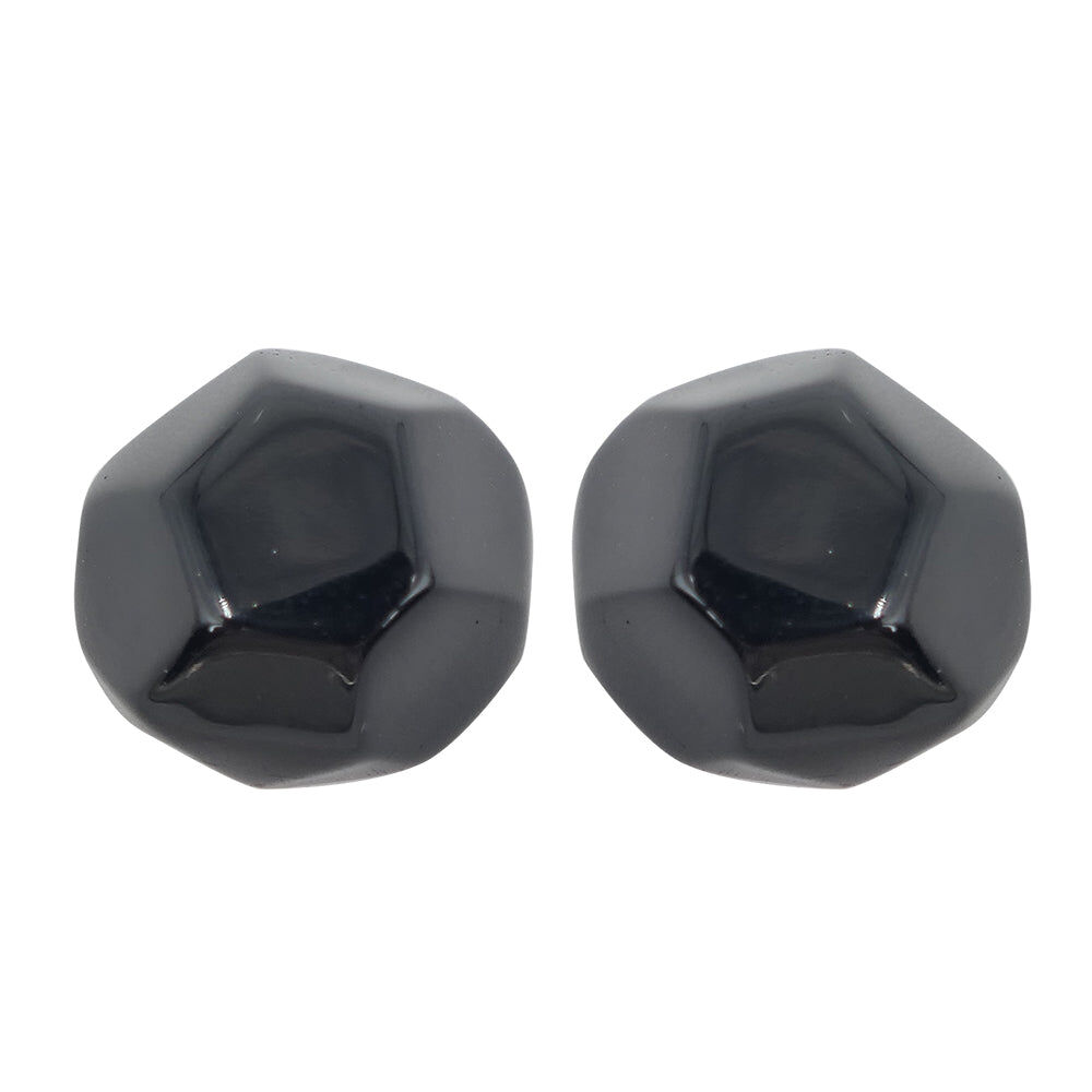 Adina Earrings Stud - Black｜Denaive