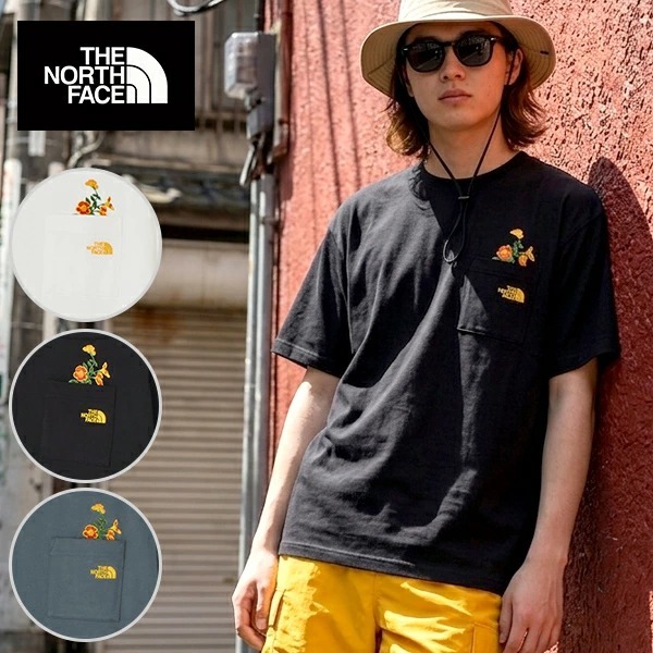 日本 The North Face FD Flower Logo Pocket Tee [NT32638]