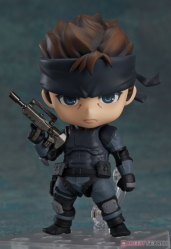 GSC 黏土人 #447 潛龍碟影2：自由之子 MGS2 索利德．斯内克 Solid Snake 可動完成品