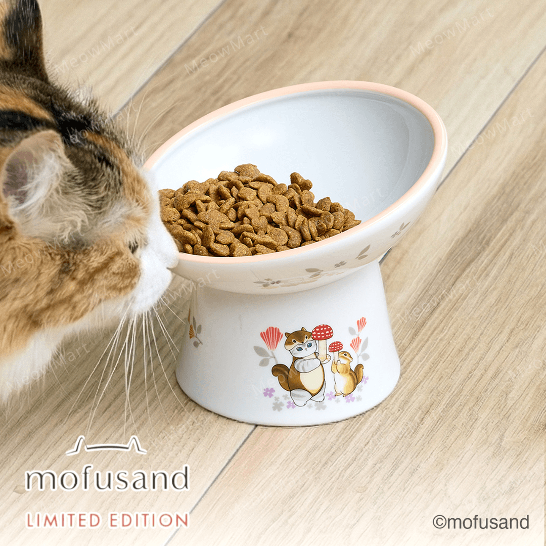 【日本Mofusand x 猫壱】2026限量版｜斜口高腳食物碗 (日本直送)