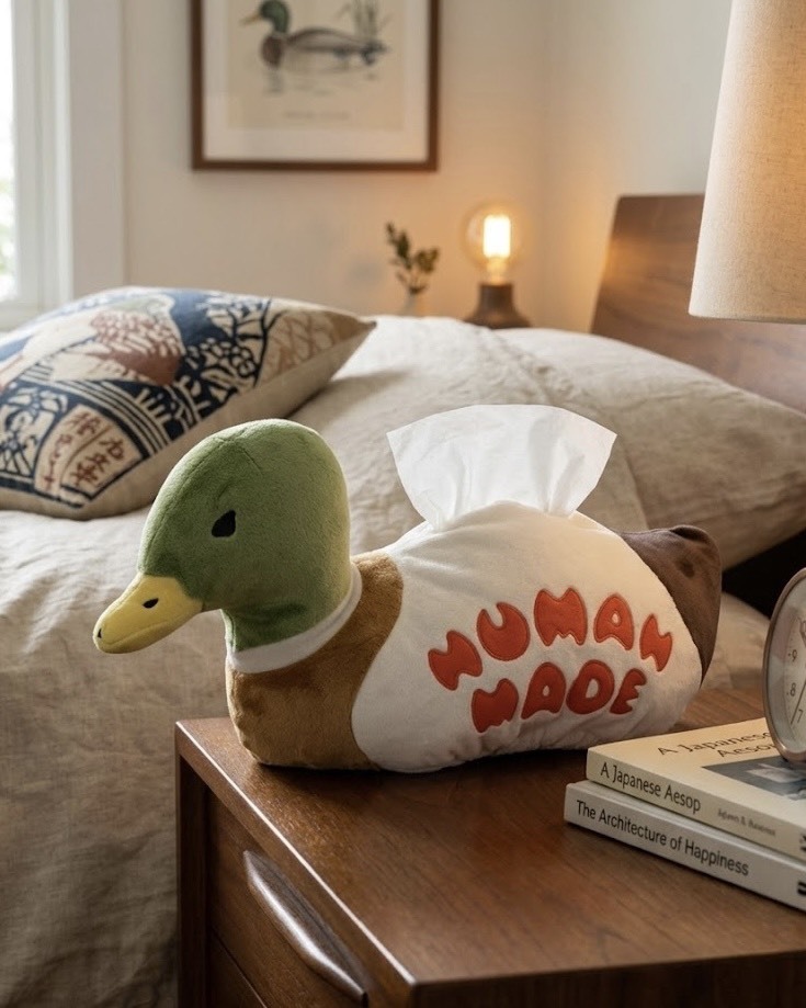 <嘎> HUMAN MADE 鴨子造型 面紙盒