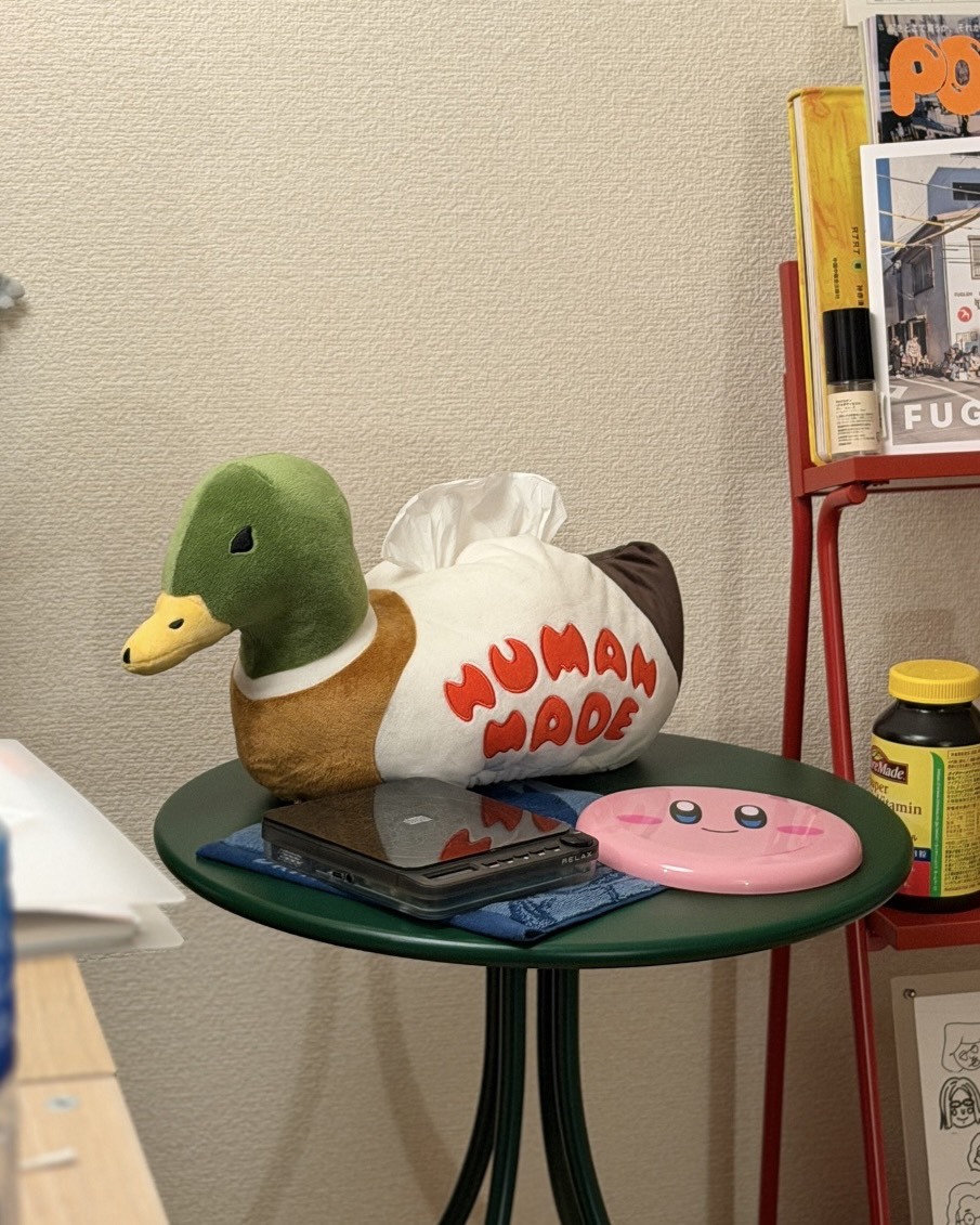 <嘎> HUMAN MADE 鴨子造型 面紙盒