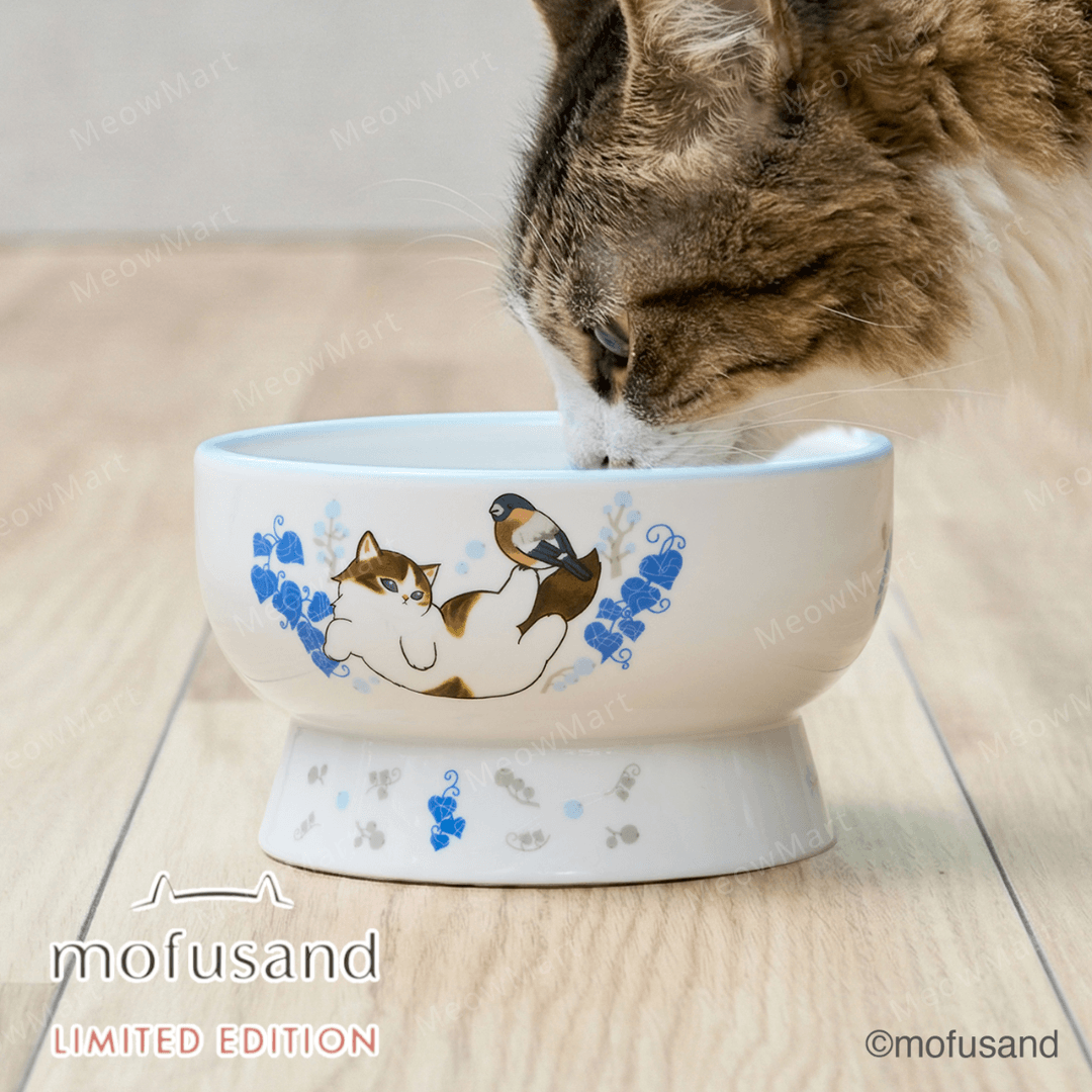 【日本Mofusand x 猫壱】2026限量版｜高腳水碗 (日本直送)