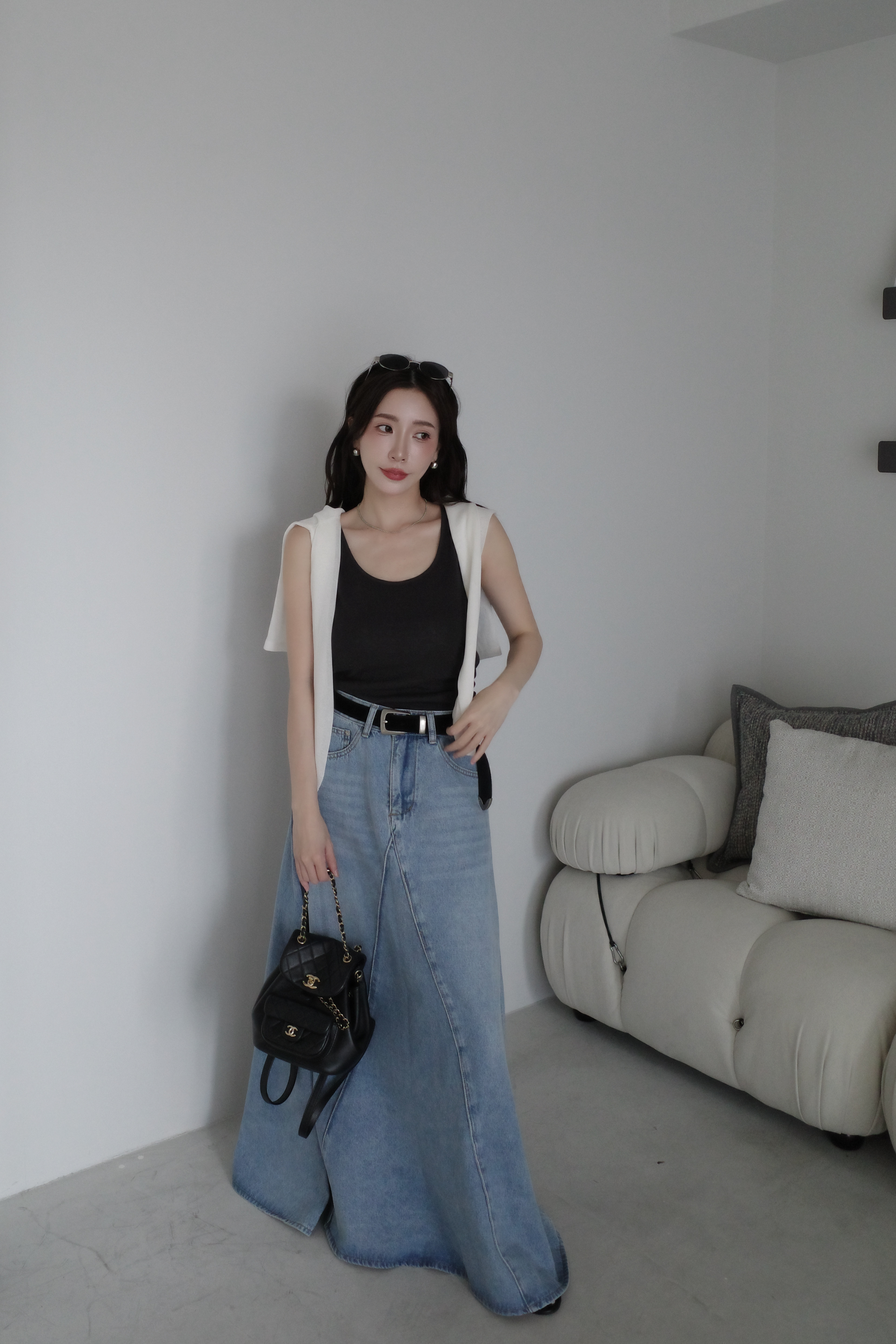 (預購)#AO50 品牌感傘狀長裙