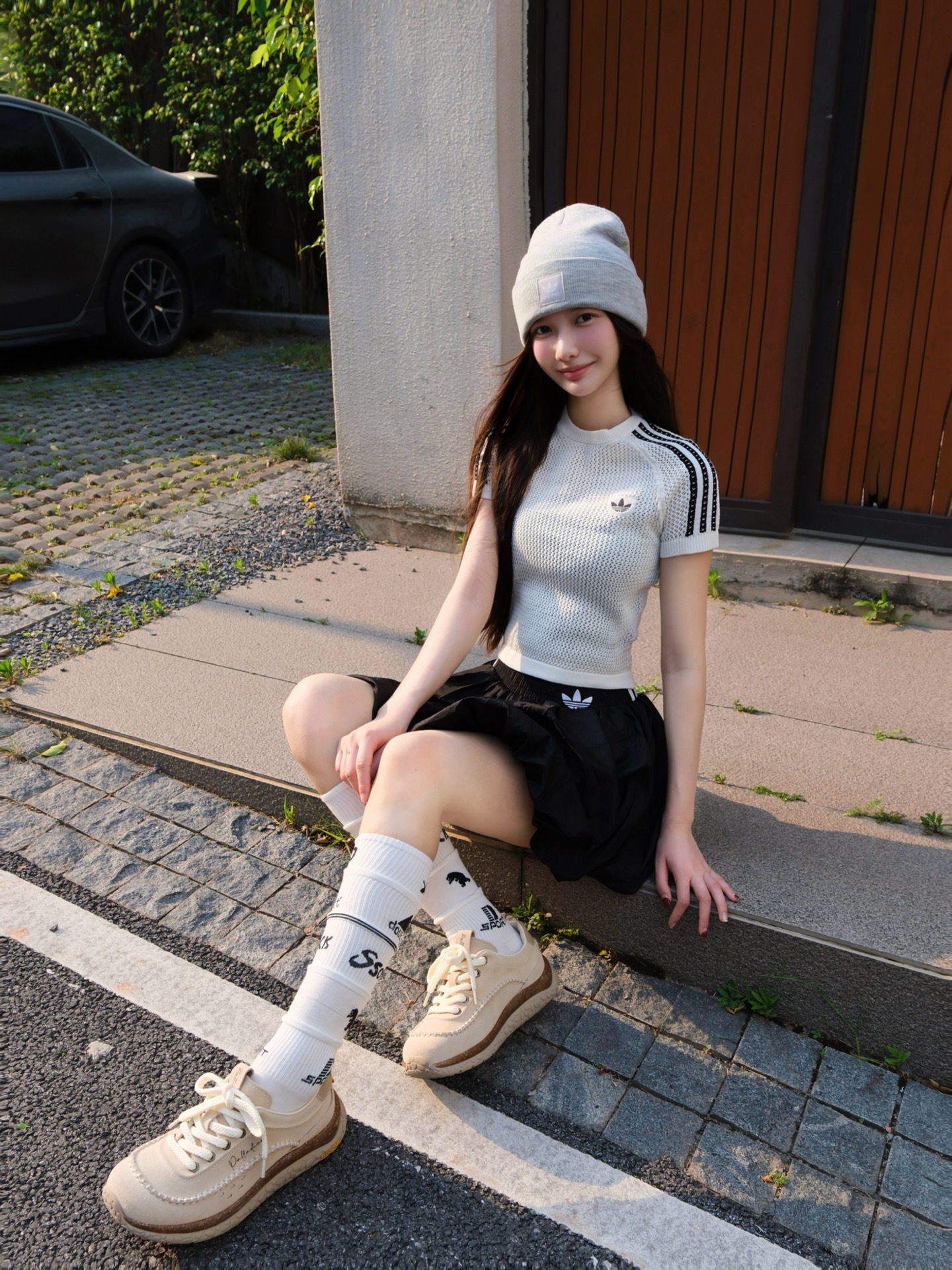 【預購】Adidas Originals 鉤針編織 Cali Tee 簍空 洞洞 上衣 KE0200