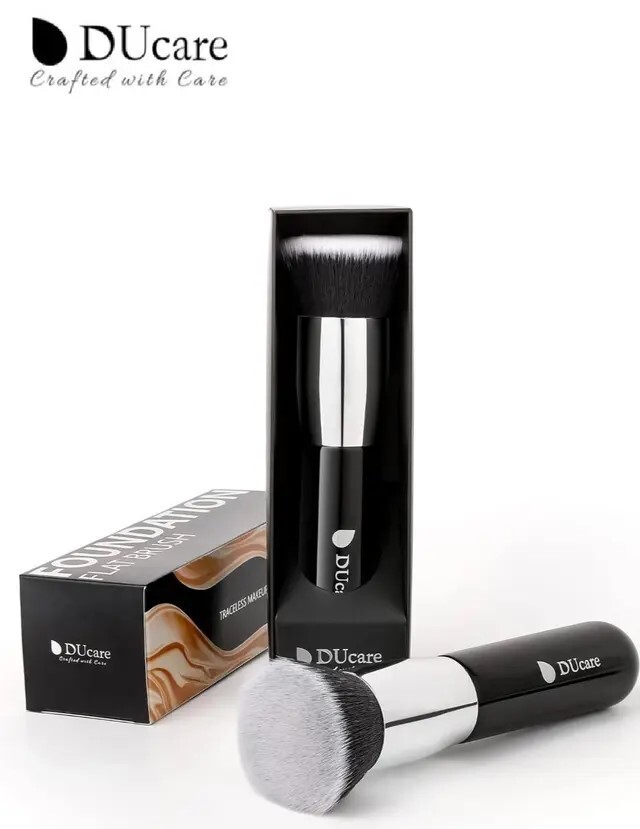 Flat foundation brush (Black) DS001-3