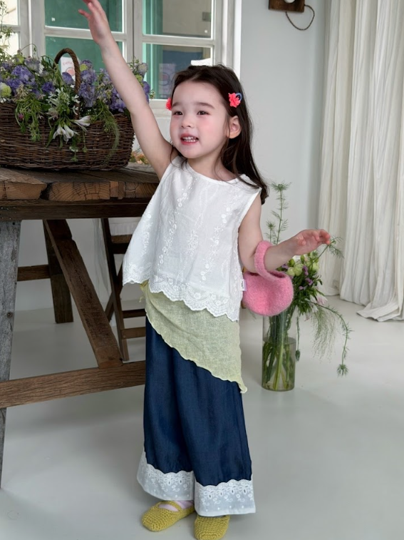DDC04SE117BL  DODO Wardrobe -日系波希米亞浪漫刺繡風套裝