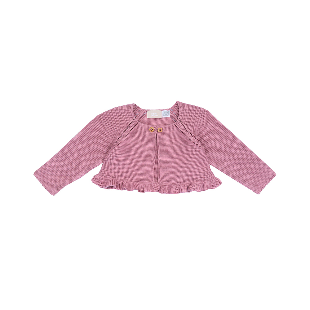 浪漫花語-短版針織外套