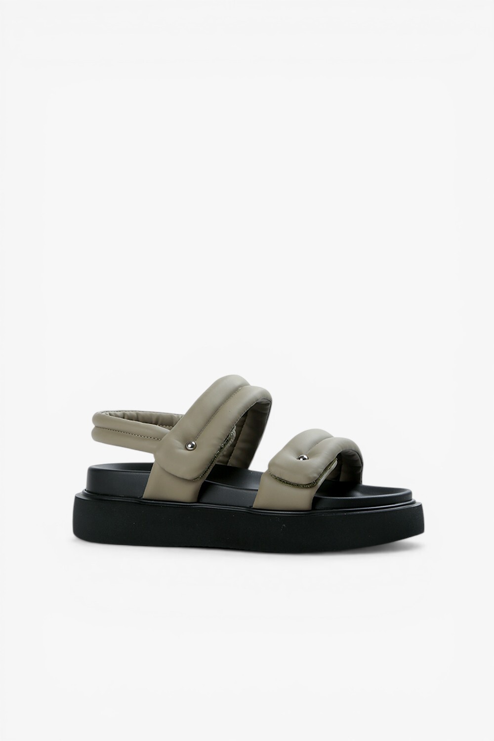 Lanyu 澎澎條帶增高涼鞋