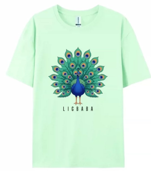 LB08 LIGBABA 孔雀開屏富貴來 "XS:胸34 長24.5 S:胸36 長25.5 M:胸38 長26.5 L:胸40 長27.5 XL:胸43 長28.5 2XL:胸45 長29.5 3XL:胸48 長30.5 4XL:胸51 長31.5 5XL:胸53 長32.5 6XL:胸55 長33.5 $499/1件 $899/2件 $1199/3件 $1596/4件