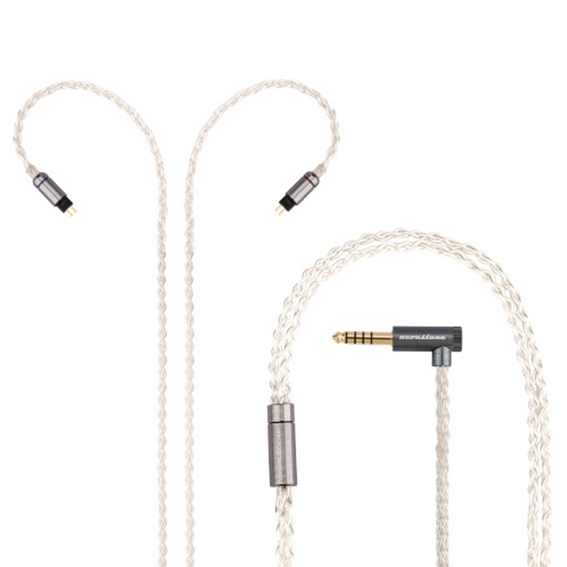 日本 Acoustune - ARC43 鍍銀耳機升級線 | 4.4mm > CM 2-pin