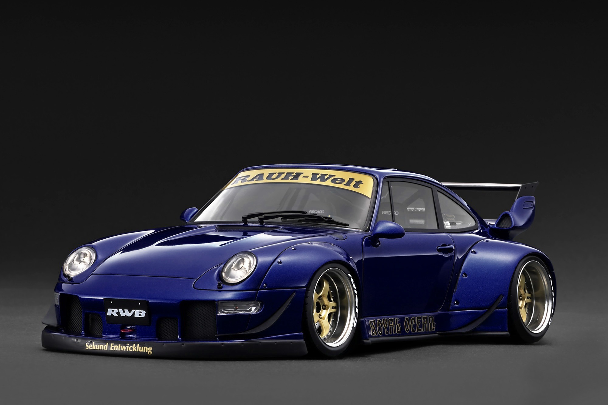 預訂 (訂金$300) (預訂價$2214) :1/18 IG RWB 993 Blue Metallic (IG4155)