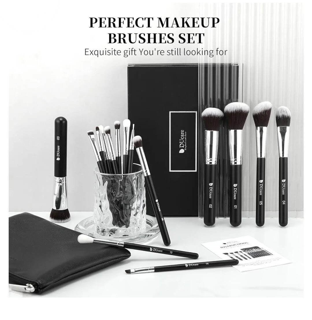 DUcare - [15 Pack] Professional Makeup Brush Set