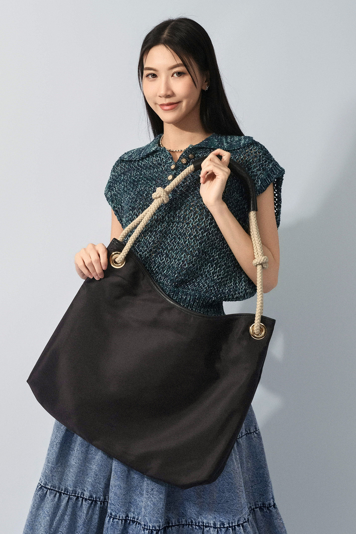 繩結帶尼龍水手包（預購產品）