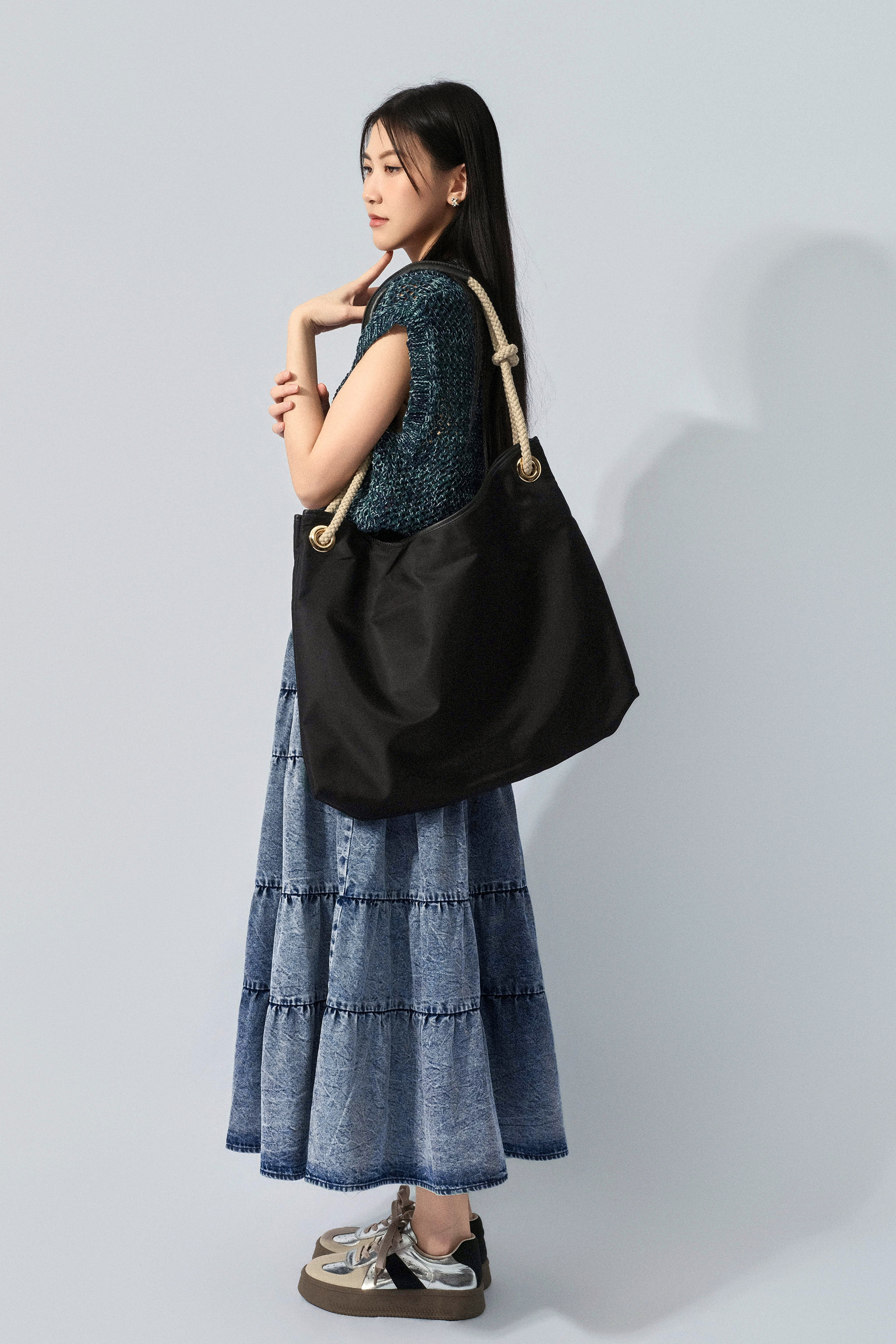 繩結帶尼龍水手包（預購產品）