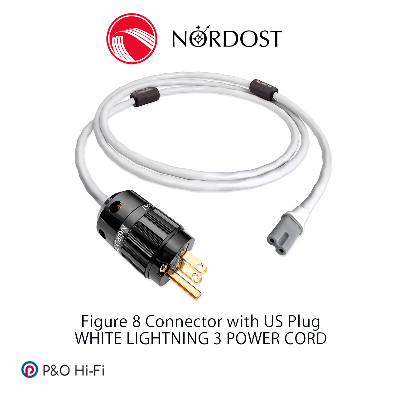 NORDOST WHITE LIGHTNING 3 電源線 (美式/英式)