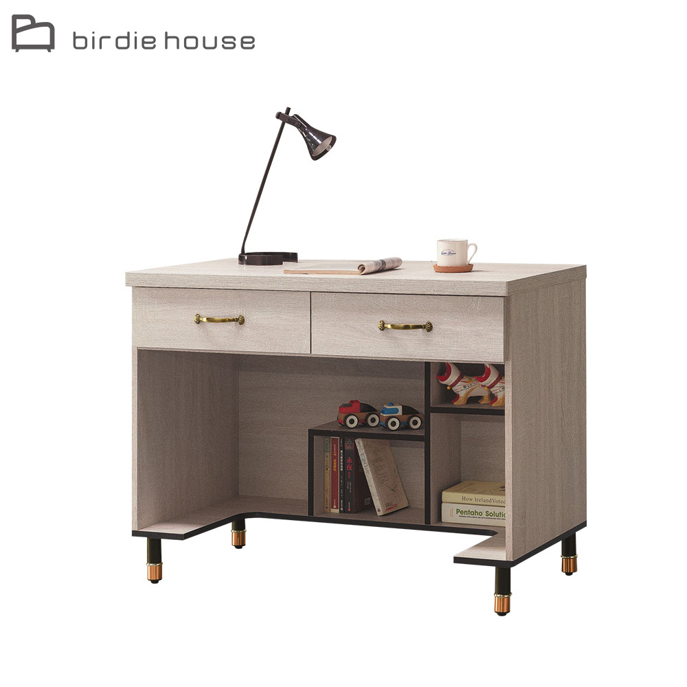 柏蒂家居-托曼3.5尺二抽書桌/工作桌/辦公桌