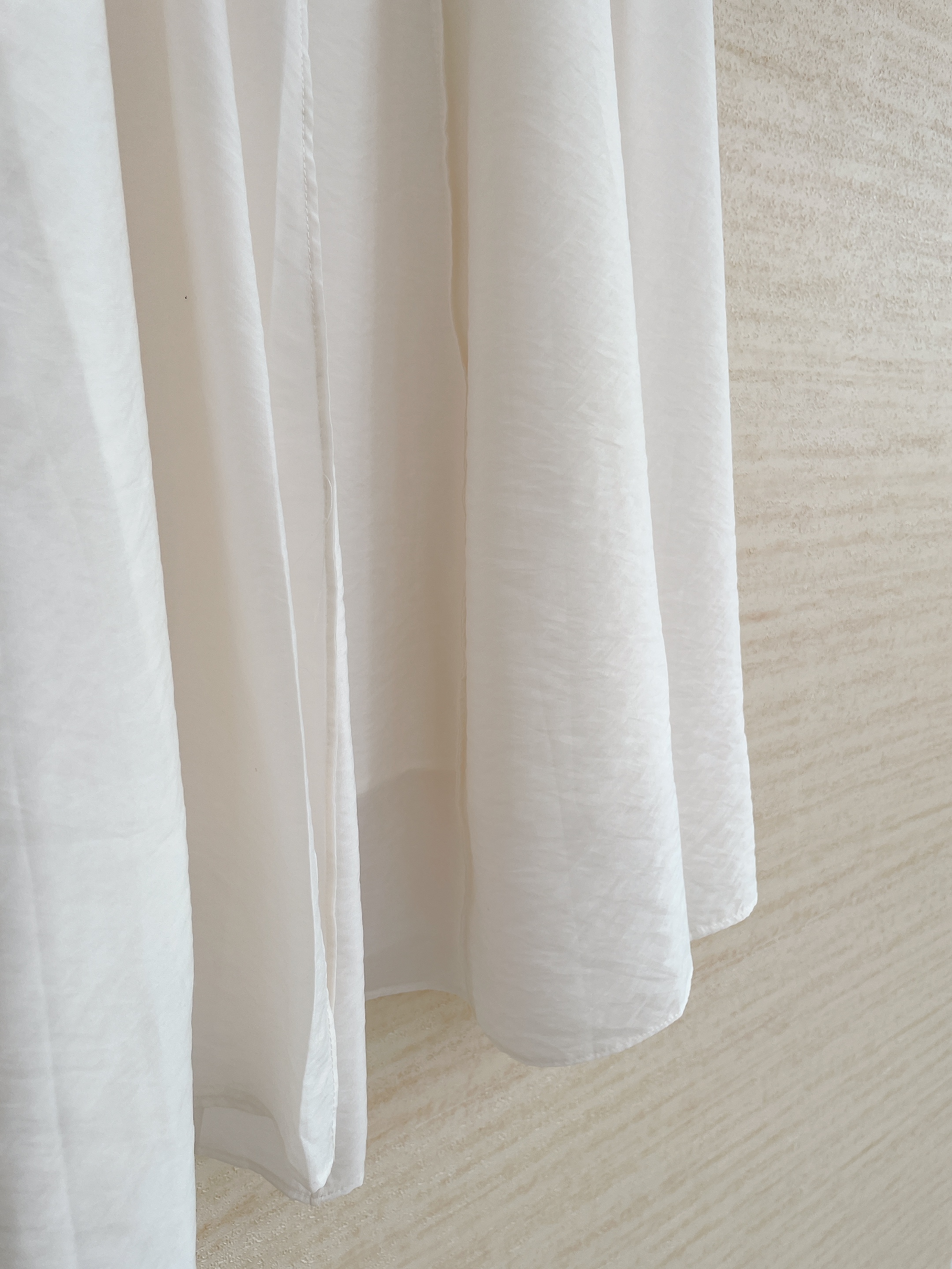 法式壓褶後鬆緊傘裙