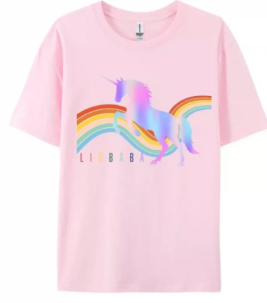 LB11 LIGBABA 幻彩獨角獸 "XS:胸34 長24.5 S:胸36 長25.5 M:胸38 長26.5 L:胸40 長27.5 XL:胸43 長28.5 2XL:胸45 長29.5 3XL:胸48 長30.5 4XL:胸51 長31.5 5XL:胸53 長32.5 6XL:胸55 長33.5 $499/1件 $899/2件 $1199/3件 $1596/4件